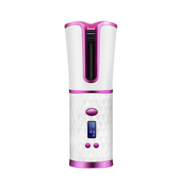 مجعد شعر لاسلكي أوتوماتيكي بتقنية الالتفاف الذكي – خفيف، محمول، وسهل الاستخدامCordless Automatic Hair Curler Iron Wireless Curling Iron