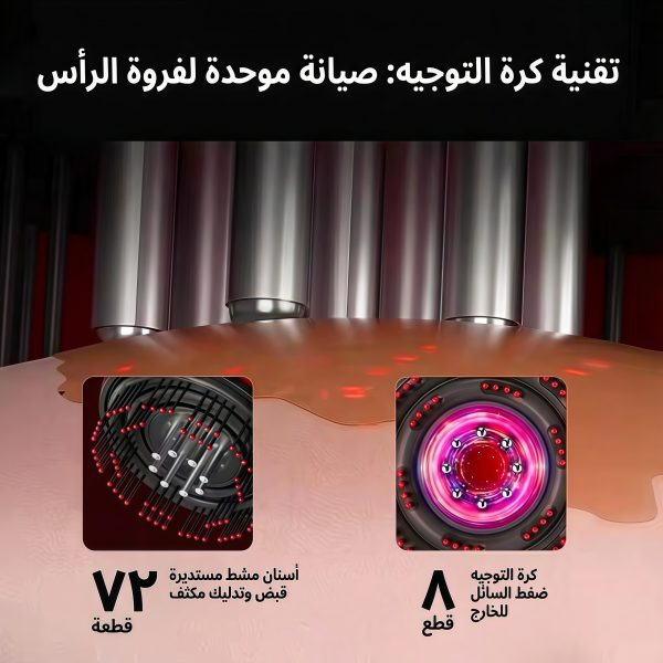 جهاز العناية بالشعر بتقنية الضوء النبضي - لشعر أقوى وأجمل