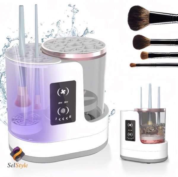 Screenshot الجهاز الذكي 3 في 1 لتنظيف وتنشيف وتعقيم فرش المكياج (خصم 40%)