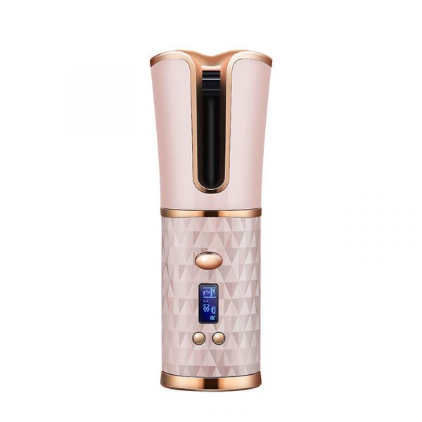 مجعد شعر لاسلكي أوتوماتيكي بتقنية الالتفاف الذكي – خفيف، محمول، وسهل الاستخدامCordless Automatic Hair Curler Iron Wireless Curling Iron